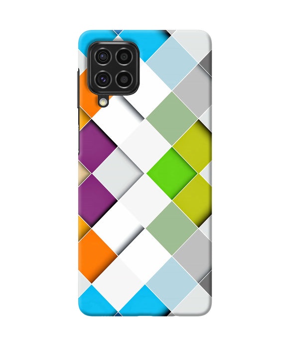 Abstract color box Samsung F62 Back Cover