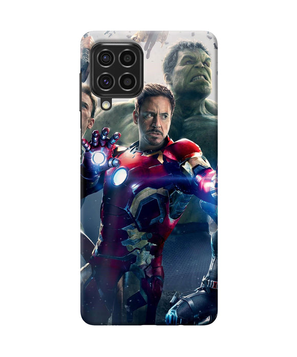 Avengers space poster Samsung F62 Back Cover