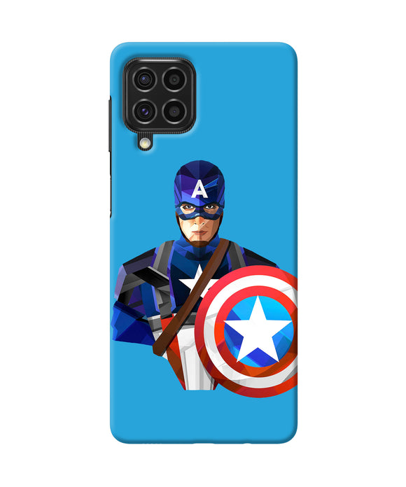 Captain america character Samsung F62 Back Cover