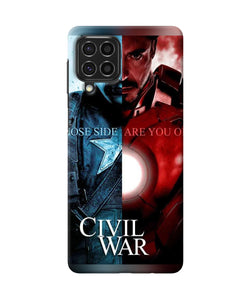 Civil war Samsung F62 Back Cover