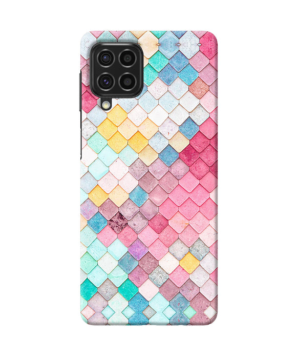 Colorful fish skin Samsung F62 Back Cover