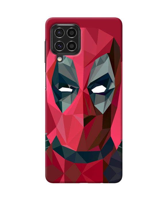 Abstract deadpool full mask Samsung F62 Back Cover