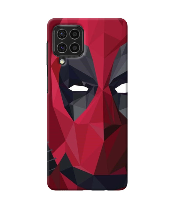 Abstract deadpool half mask Samsung F62 Back Cover