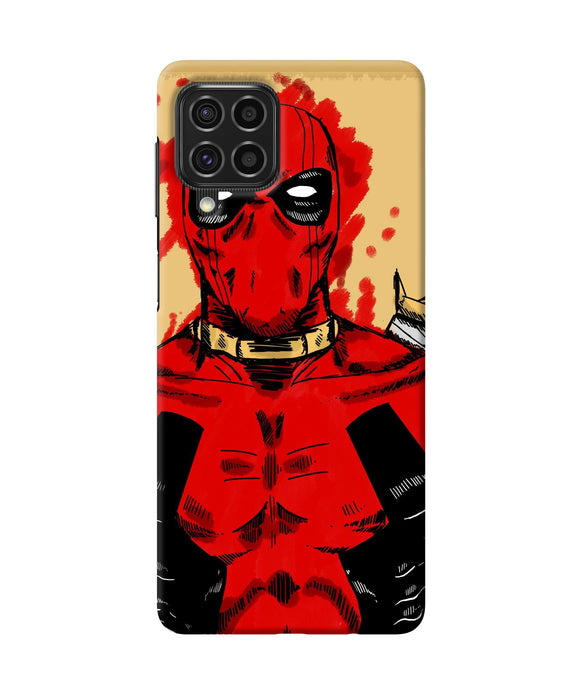 Blooded deadpool Samsung F62 Back Cover