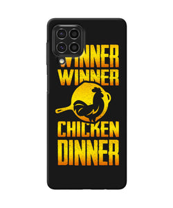 Pubg chicken dinner Samsung F62 Back Cover