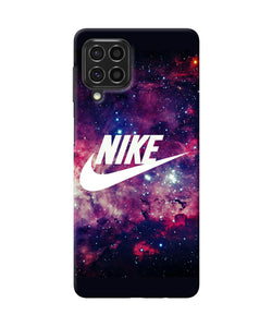 NIke galaxy logo Samsung F62 Back Cover