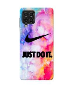 Just do it colors Samsung F62 Back Cover