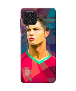 Abstract ronaldo Samsung F62 Back Cover