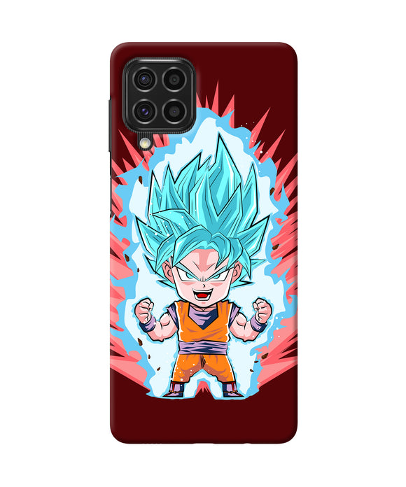 Goku little character Samsung F62 Back Cover