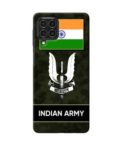 Indian flag balidan logo Samsung F62 Back Cover