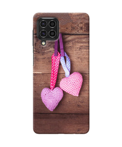 Two gift hearts Samsung F62 Back Cover