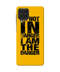 Im not in danger quote Samsung F62 Back Cover