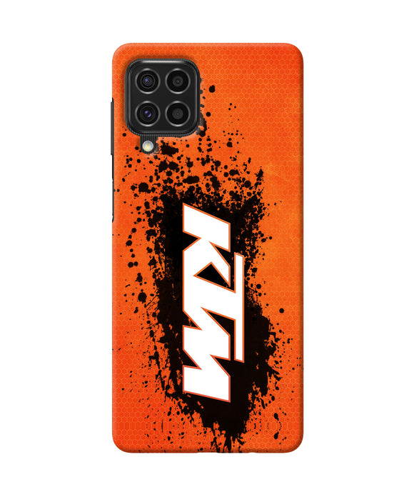 KTM black spray Samsung F62 Back Cover