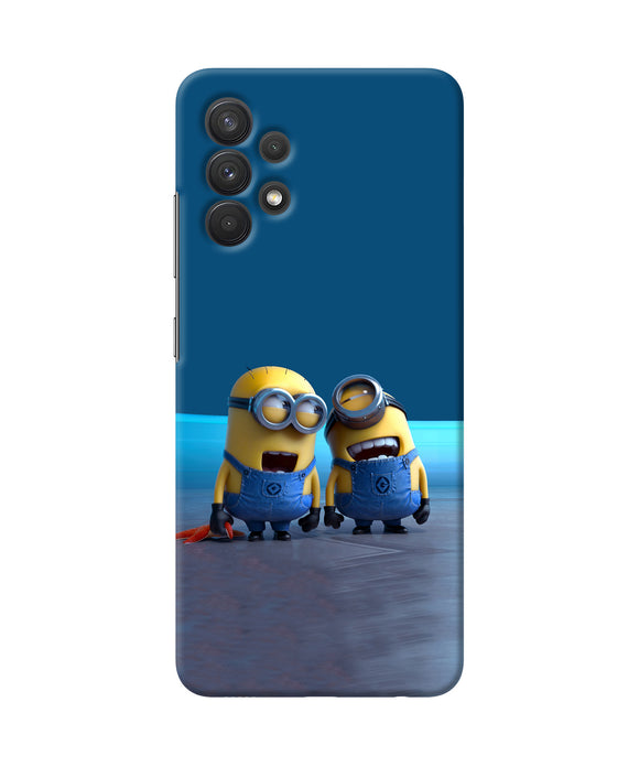 Minion Laughing Samsung A32 Back Cover
