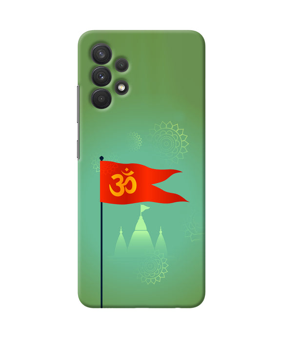 Om Flag Ram Mandir Samsung A32 Back Cover