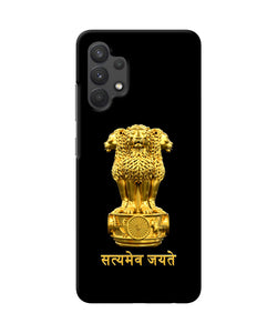 Satyamev Jayate Golden Samsung A32 Back Cover