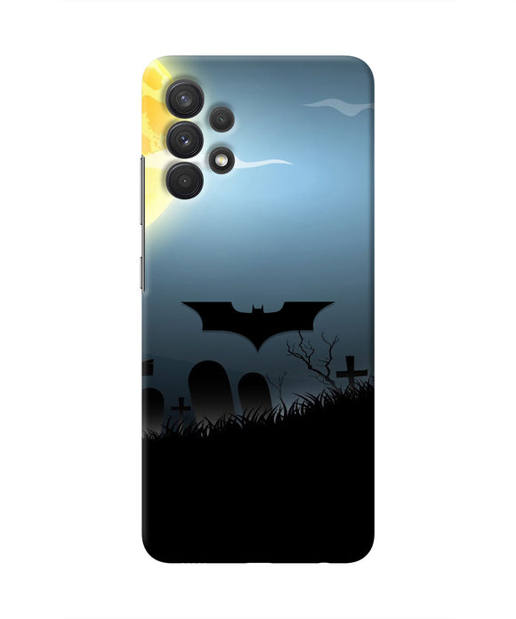 Batman Scary cemetry Samsung A32 Real 4D Back Cover