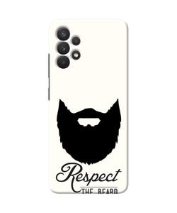 Respect the Beard Samsung A32 Real 4D Back Cover