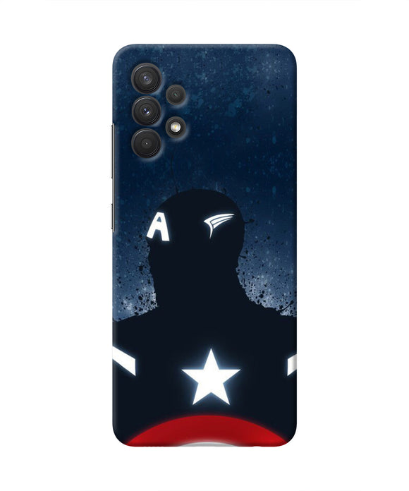 Captain america Shield Samsung A32 Real 4D Back Cover