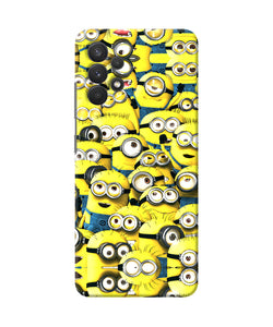 Minions mini crowd Samsung A32 Back Cover