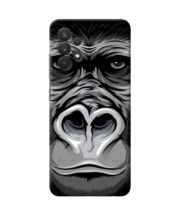 Black chimpanzee Samsung A32 Back Cover