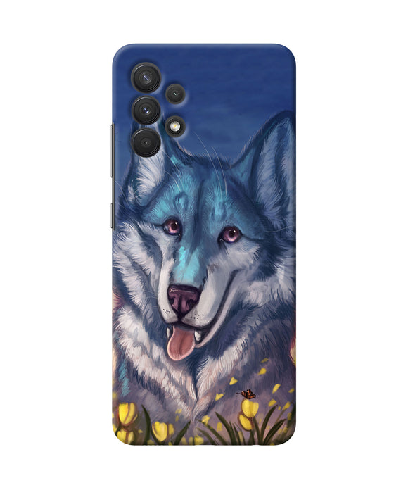 Cute wolf Samsung A32 Back Cover