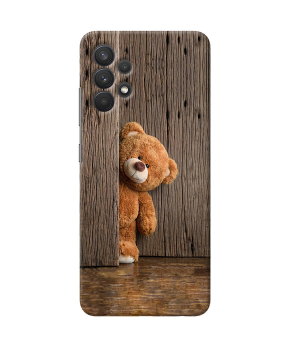 Teddy wooden Samsung A32 Back Cover