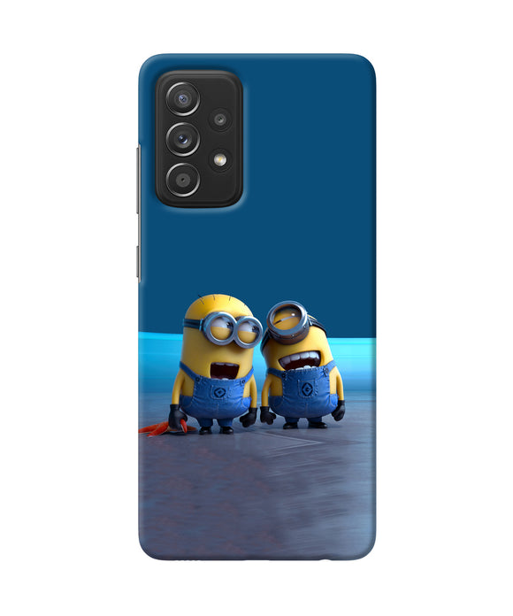 Minion Laughing Samsung A52 Back Cover