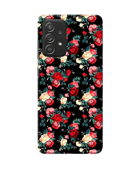 Rose Pattern Samsung A52 Back Cover