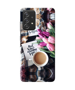 Love Coffee Quotes Samsung A52 Back Cover