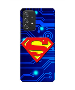 Superman Abstract Samsung A52 Real 4D Back Cover