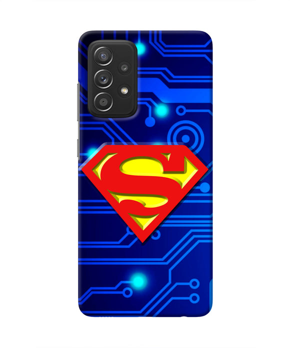 Superman Abstract Samsung A52 Real 4D Back Cover