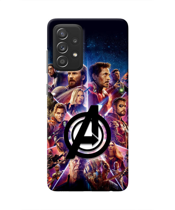 Avengers Superheroes Samsung A52 Real 4D Back Cover
