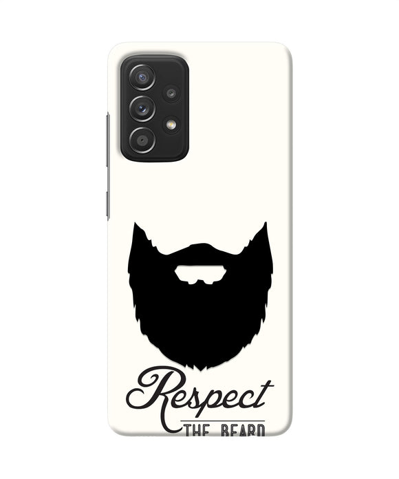 Respect the Beard Samsung A52 Real 4D Back Cover