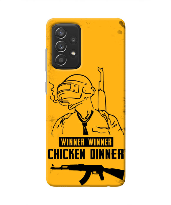 PUBG Chicken Dinner Samsung A52 Real 4D Back Cover