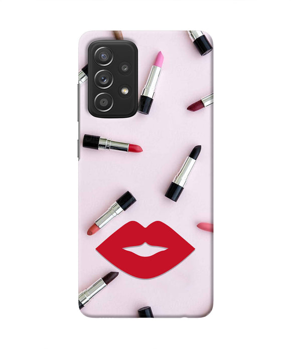 Lips Lipstick Shades Samsung A52 Real 4D Back Cover