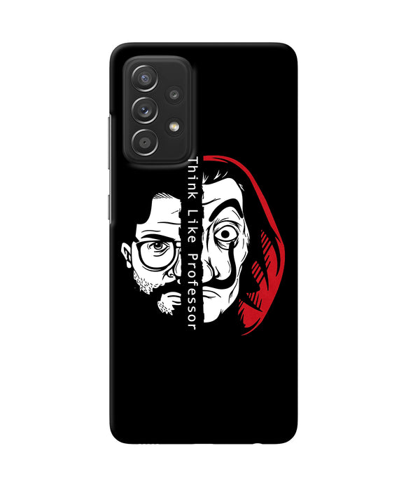 Money Heist Think Like Professor Samsung A52 Back Cover