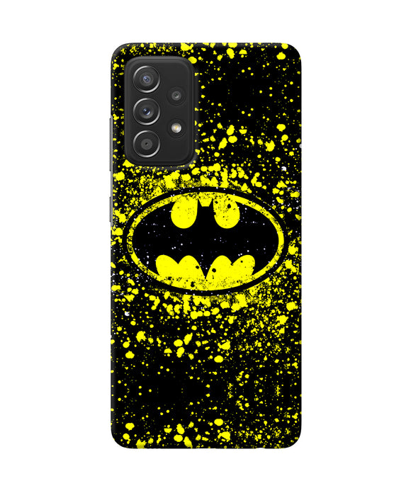 Batman last knight print yellow Samsung A52 Back Cover