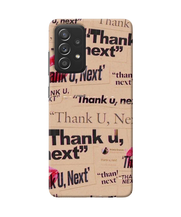 Thank you next Samsung A52 Back Cover