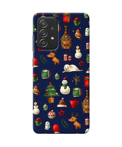 Canvas christmas print Samsung A52 Back Cover