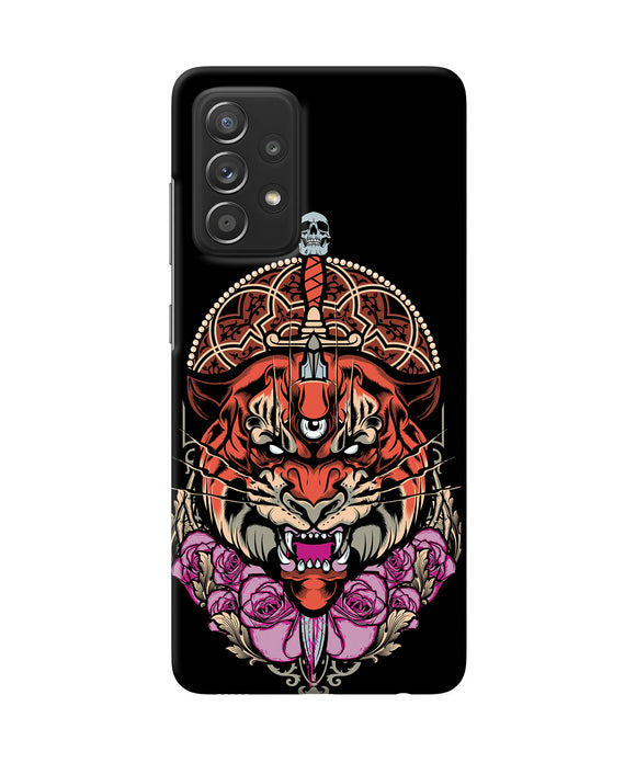 Abstract tiger Samsung A52 Back Cover