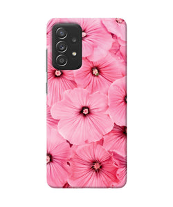 Pink flowers Samsung A52 Back Cover