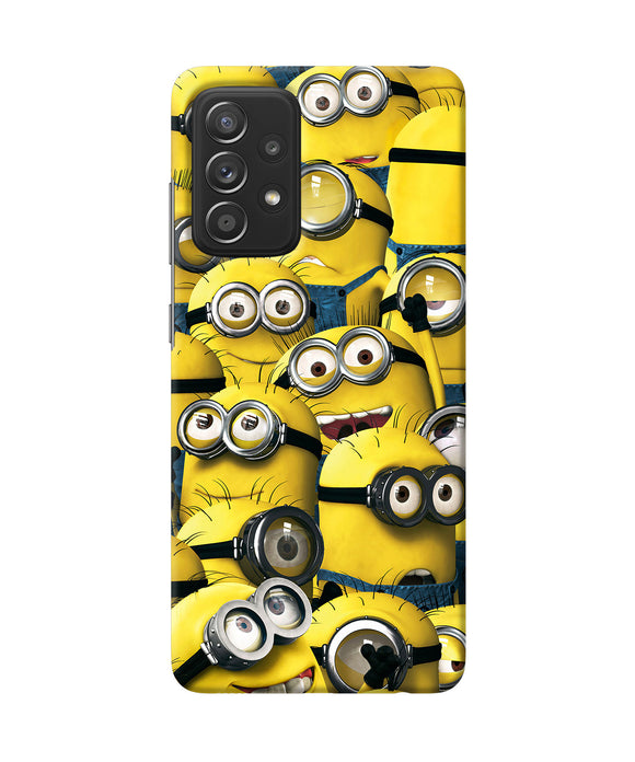 Minions crowd Samsung A52 Back Cover