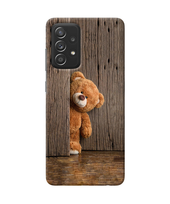 Teddy wooden Samsung A52 Back Cover