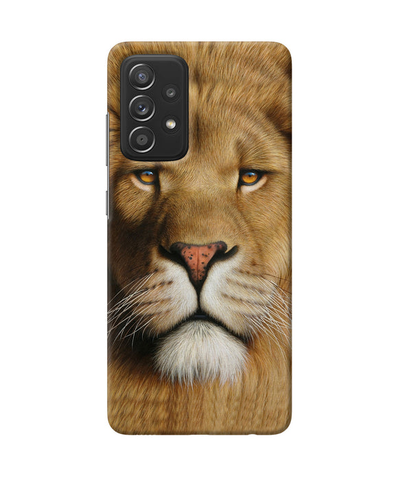 Nature lion poster Samsung A52 Back Cover