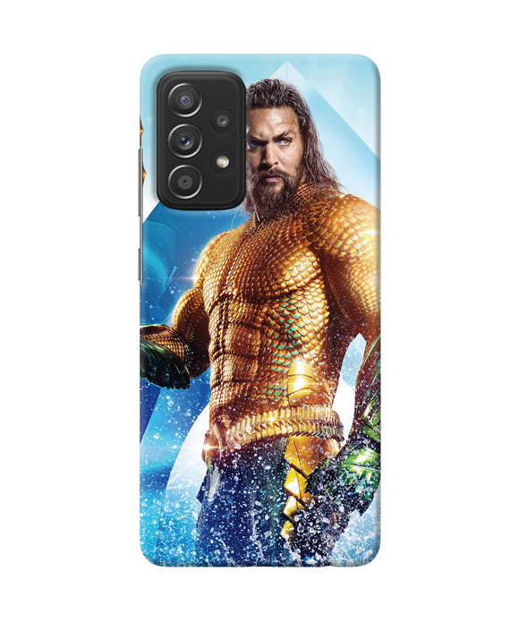 Aquaman water poster Samsung A52 Back Cover