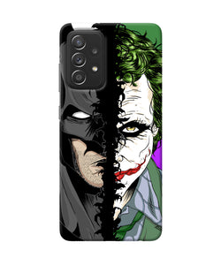 Batman vs joker half face Samsung A52 Back Cover