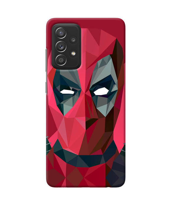 Abstract deadpool full mask Samsung A52 Back Cover