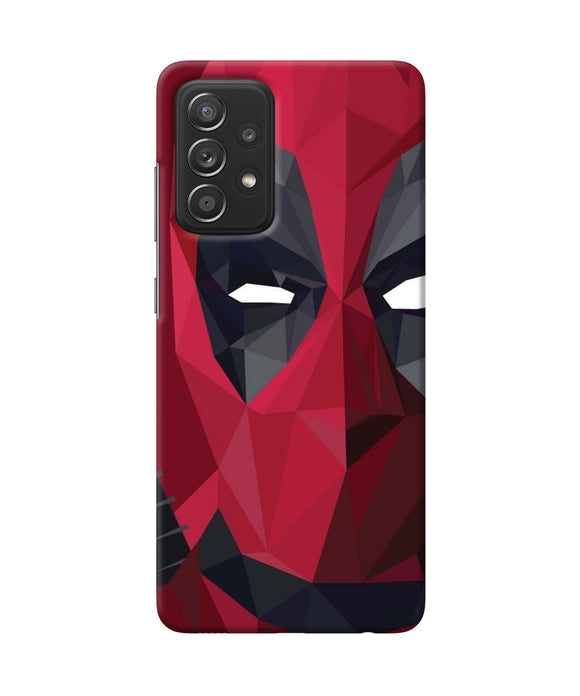 Abstract deadpool half mask Samsung A52 Back Cover