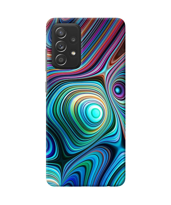 Abstract coloful waves Samsung A52 Back Cover